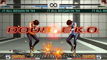 The King of Fighters XIV [Steam/PC]: Dumping my old double KO replays vs. my girlfriend (part 1)