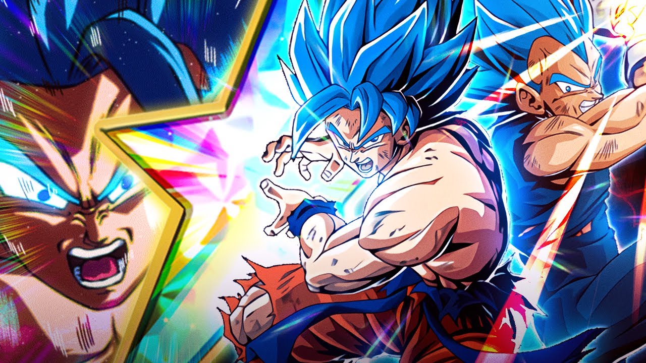 Dokkan World on X: GOD GOKU, SSJ2 VEGETA & EZA LR GOGETA BLUE VS PHY BROLY  EZA STAGE 999! Dragon Ball Z Dokkan Battle ➥  ➥    / X