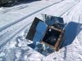 Winter Solar Oven cooking