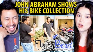 JOHN ABRAHAM Shows FLYING BEAST His Bike Collection | Vlog Reaction!