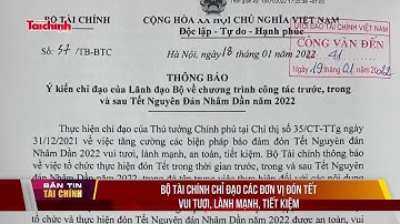 Bộ Tài chính chỉ đạo các đơn vị đón Tết vui tươi, lành mạnh, tiết kiệm