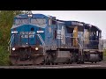 Old Conrail and CSX Dash 8 Units