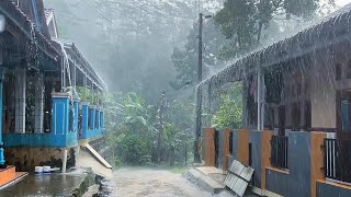 Heavy rain in Indonesian mountain villages||natural and refreshing atmosphere||for insomnia by indoculture 20,704 views 3 months ago 3 hours, 6 minutes