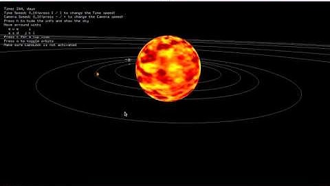 Solar system OpenGL