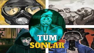 TÜM SONLARI BULMAK BENİ GERÇEKTEN DELİRTİYORDU | No, I'm Not A Human Tüm Sonlar Türkçe