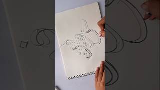 Easy Arabic Calligraphy Kun Faya Kun With Double Pencil