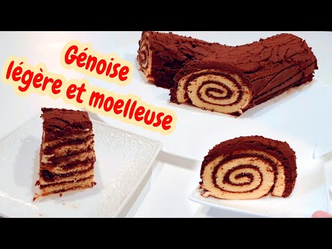 une-recette-très-facile-de-bûche-au-chocolat-||-simplest-buche|chocolate-yule-log-|-easy-swiss-roll
