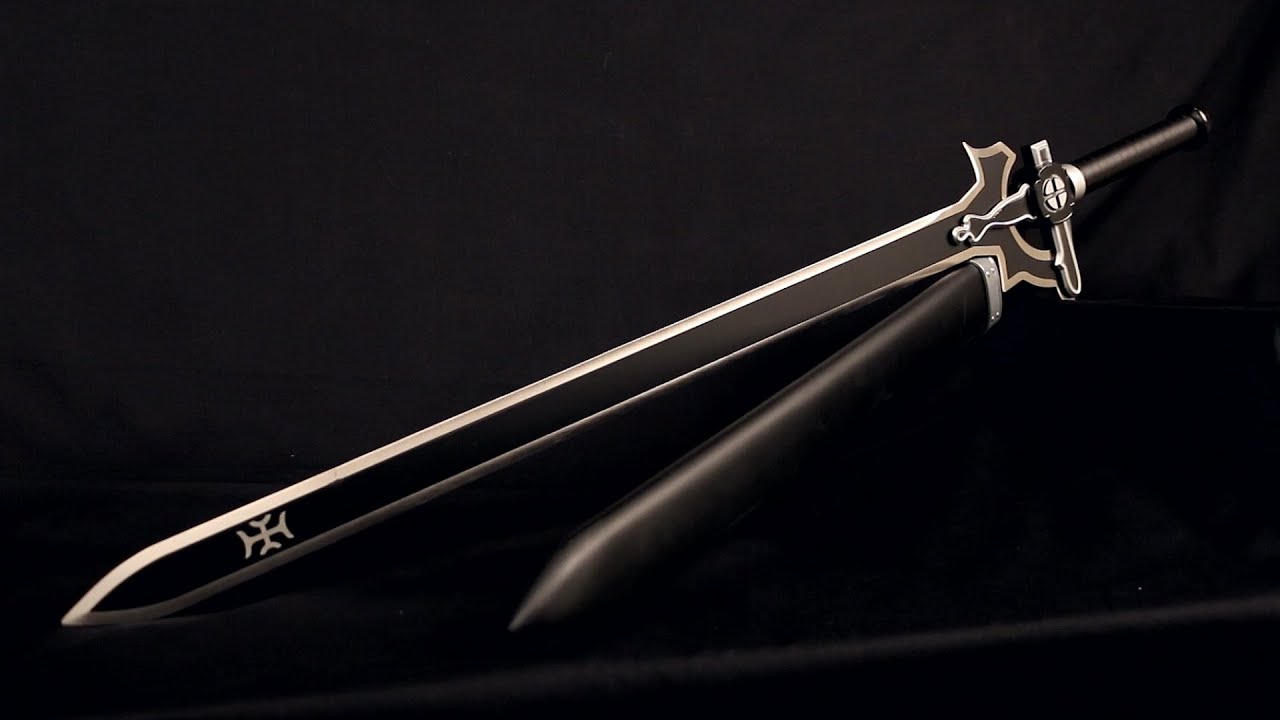 Anime Fantasy Sword W Scabbard  Coated Steel Blade  YouTube