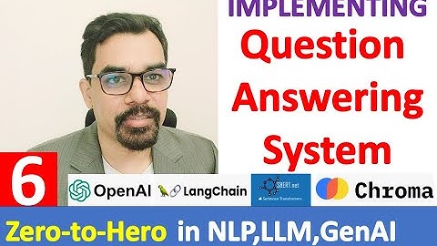 Implementing Question answering system using RAG(retrieval augmented generation)