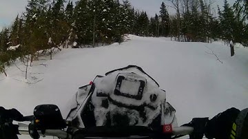 polaris axys 155 rmk short climb deep snow