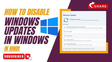 🚫 How To Disable Windows Update In Windows 10/11 | In Hindi @TechIndia4U