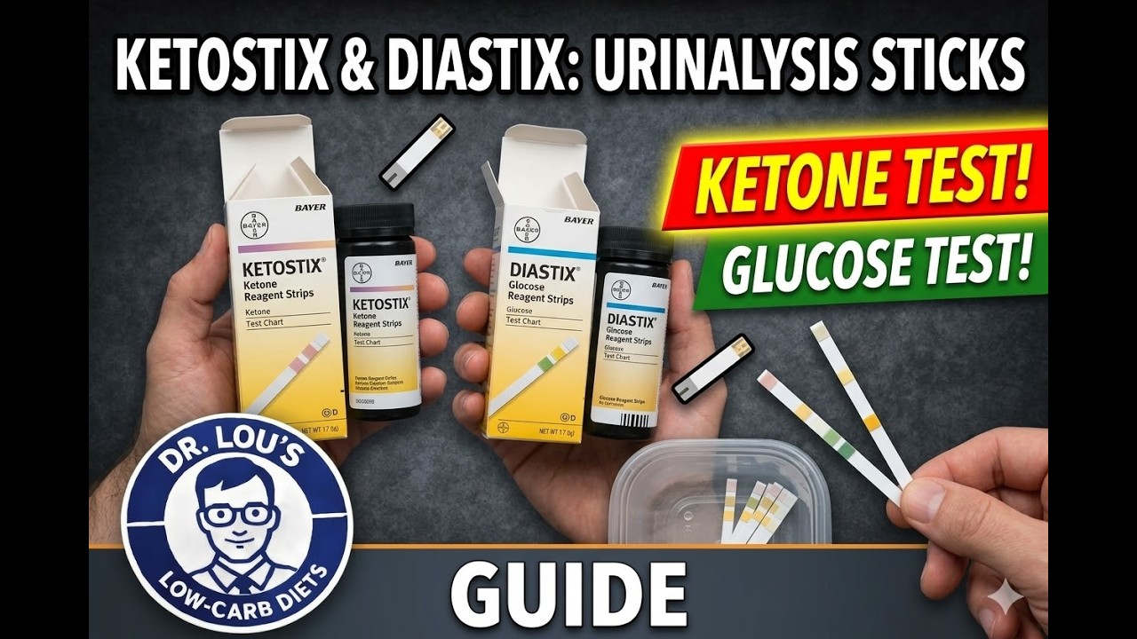 How to Use Ketostix & Diastix Urinalysis Sticks | Low-Carb Diet & Keto