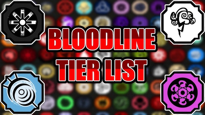 Nuevo) Tier List Actualizado - Los Mejores Bloodlines de Shindo Life V.212  
