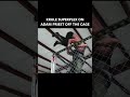 Krule suplexes Adam Priest off the top of a steel cage!