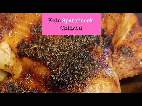 Keto Diet Day 4 | Easy Keto Recipes | Cooking Keto Spatchcock Chicken