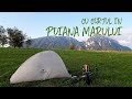 Cu cortul în Poiana Mărului, lângă Brașov (Munții Perșani)