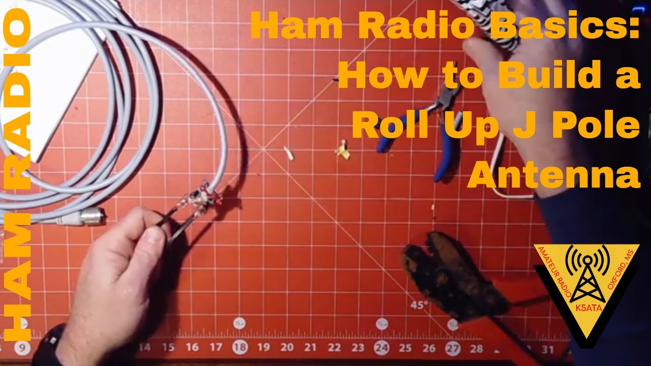 Ham Radio Basics Ladder Line J Pole Antenna Build