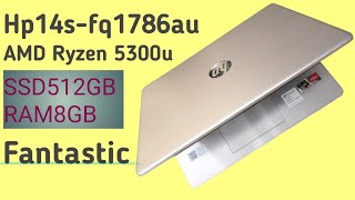 hp 14s-fq1786au / hp 14s amd ryzen 3 5300u laptop price in bangladesh