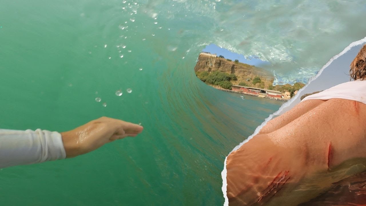 SURFING OUAKAM IN SENEGAL 🇸🇳 (hit the reef)