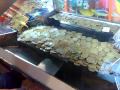 Playing coin dozer