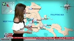 PTV INFO WEATHER: Easterlies, patuloy na nagpapaulan sa Timog bahagi ng bansa