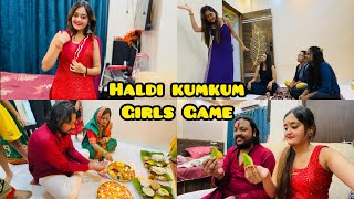 Haldi Kum Kum Function & Bindass Kavya Games with Girls Full Masti in Gauri ganesh Festival