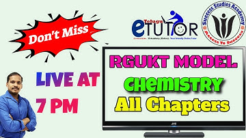 Mock Quiz | AP RGUKT CET 2021 | AP IIIT | Complete Chemistry
