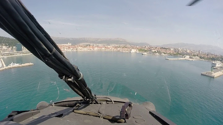 Slijetanje borbenog helikoptera u Split