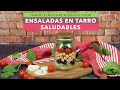 CÓMO PREPARAR UNA ENSALADA EN TARRO | Así puedes preparar ensaladas de batchcooking