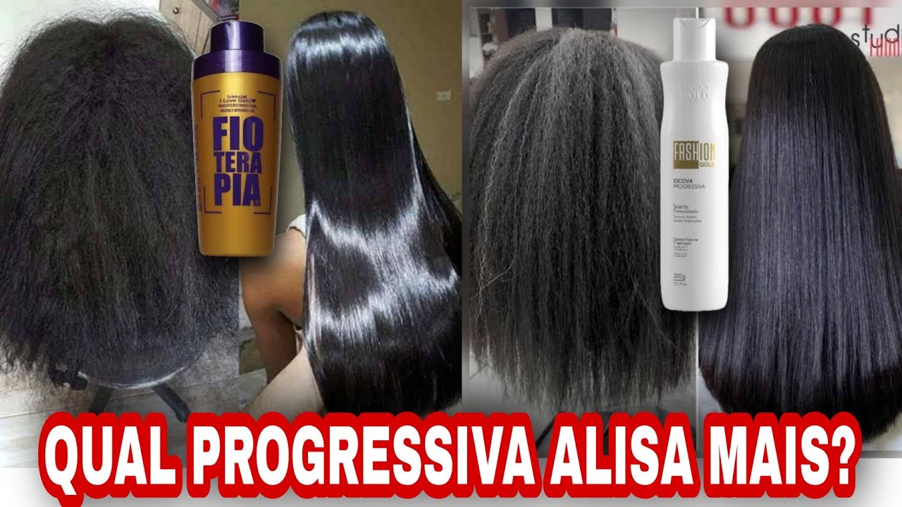 PROGRESSIVA SEM FORMOL/ FASHION GOLD ou FIOTERAPIA? FALEI TUDO!