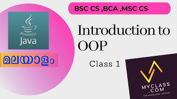 JAVA 1OOP Concepts Explained | Introduction to Object Oriented Programming (Malayalam)