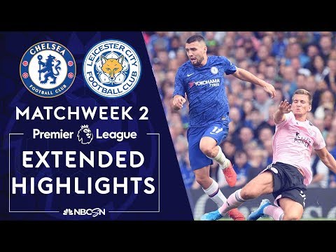 Chelsea v. Leicester City | PREMIER LEAGUE HIGHLIGHTS | 8/18/19 | NBC Sports