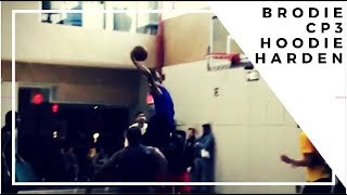 Russell Westbrook pickup game with Carmelo Anthony, James Harden &amp; Chris Paul