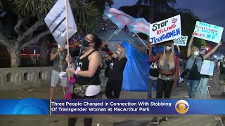 Three People Charged In Connection With Stabbing Of Transgender Woman at MacArthur Park