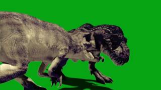 Indominus Rex VS Tyrannosaurus Rex Green Screen Jurassic World