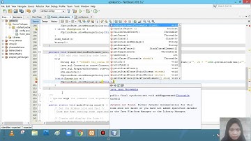 Pembuatan tombol edit, hapus dan clear pada program data siswa menggunakan netbeans