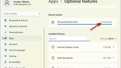 How to Add or Remove Optional Features in Windows 11