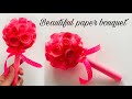 DIY Paper Flower BOUQUET / Gift Ideas / Paper Crafts / flower paper craft