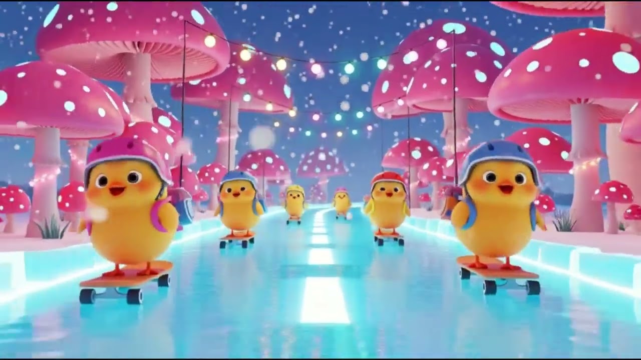 Amazing Chicks Dance & Car Ride 🐥🚗✨ | Cute Viral 3D Animation