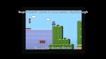 Super Mario Bros 2 One-Level Playthrough using the Game Genie for the Nes :D #Nintendo #Nes #Sub