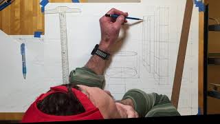 One point perspective - part 5 - technique for dividing rectangles