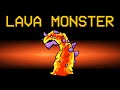 LAVA MONSTER Impostor Role in Among Us! (Skeld Lava Monster Mod)