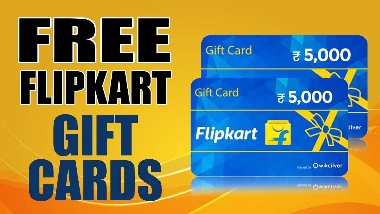 Flipkart Free Gift Card Code and Pin Generator - wide 2