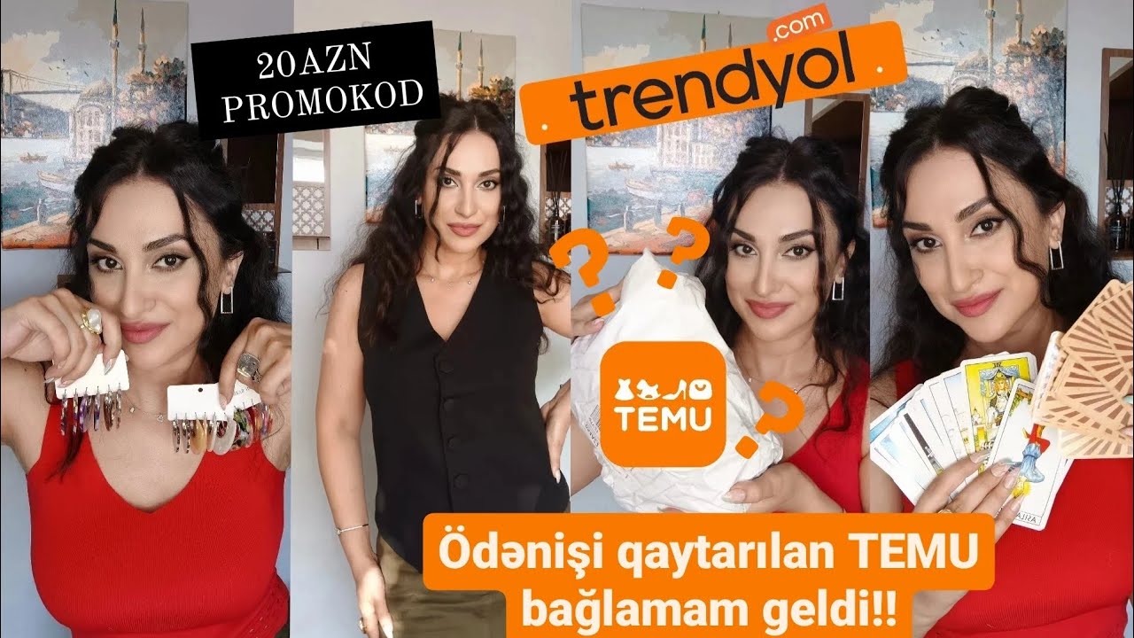 Temu sifarişlərimi birlikdə açaq | Temuda ödənişin geri iadəsi | Trendyol promokodlu karqolarım