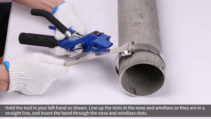 How to use a steel banding tool - ISO T001 The Cool Tool 