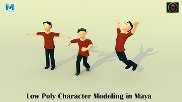 How to model a Low Poly Character in Autodesk Maya.