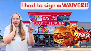 Irish Girl Tries Dave’s Hot Chicken… I Had to Sign a WAIVER!!