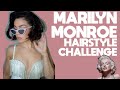 Me peiné como Marilyn Monroe | easy hairstyles for short hair ✨ // vintage inspired | Maiah Ocando