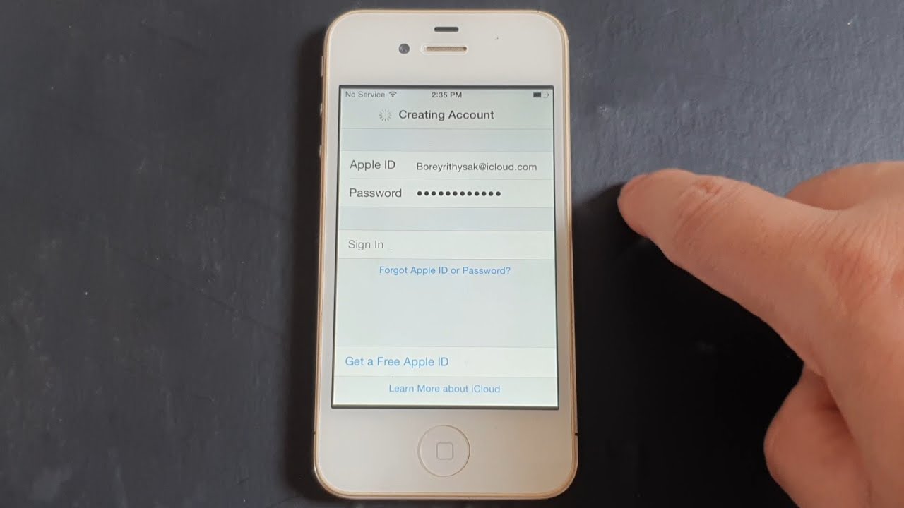 อั พ ไอ โฟน 4  Update  iPhone 4 in 2022 | Create Apple ID