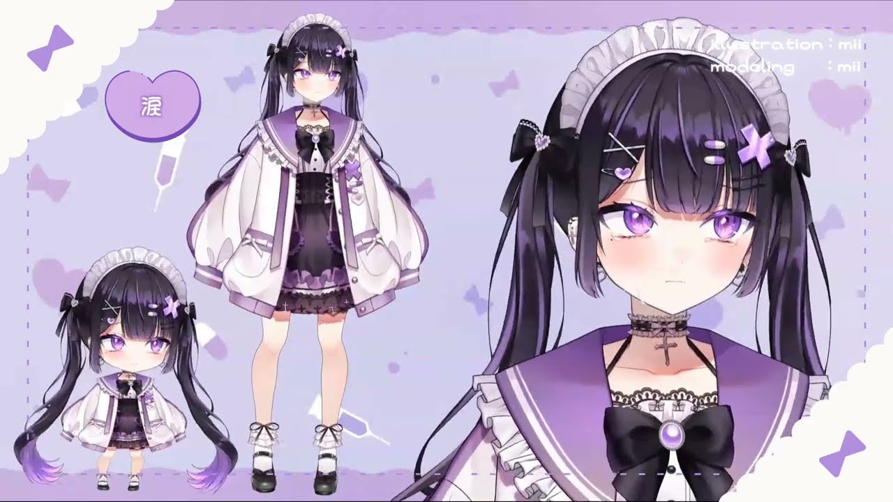 限定1点】💜地雷ちゃん - Mii - nizima by Live2D